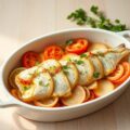 Spaanse visschotel: Pescado al horno els pescador