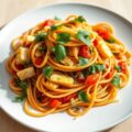 Spaghetti – rucola con salmonara