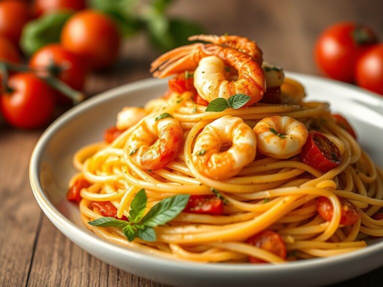 Spaghetti a la Scampi