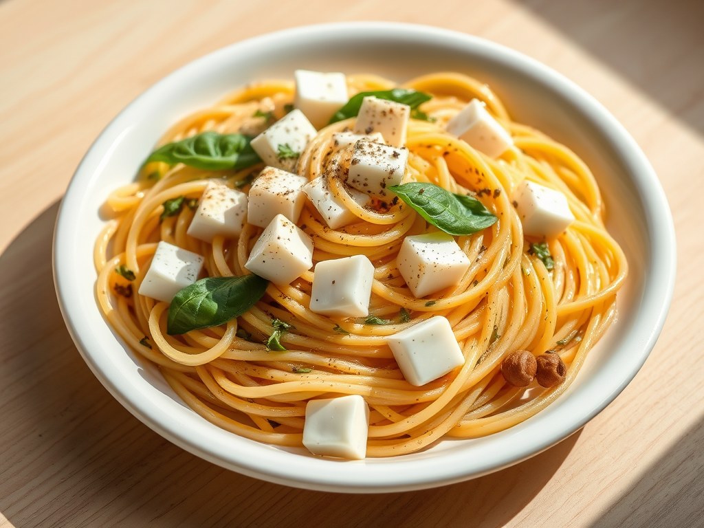 Spaghetti alle checca, AI-gegenereerde illustratie