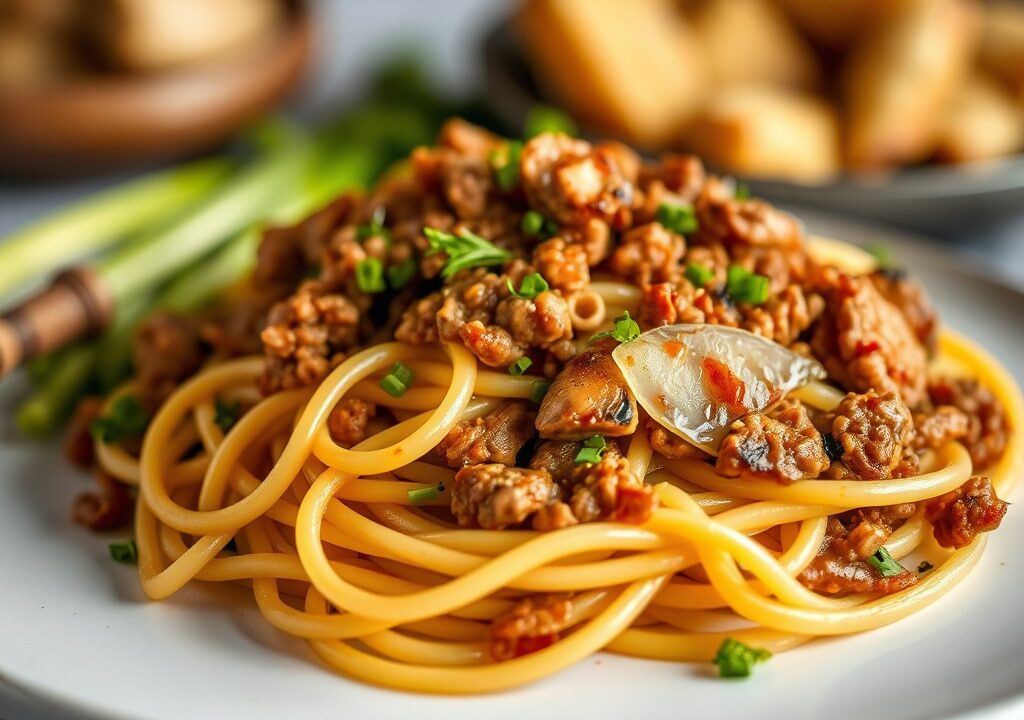 Spaghetti anders, AI-gegenereerde illustratie