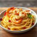 Spaghetti met garnalen uit Marseille