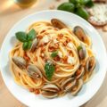 Spaghetti met schelpjes