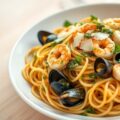 Spaghetti met zeevruchten