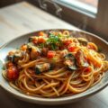Spaghetti tonijnsaus