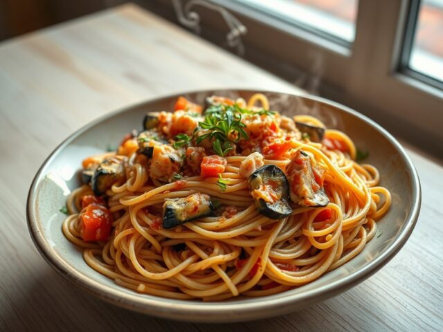 Spaghetti tonijnsaus