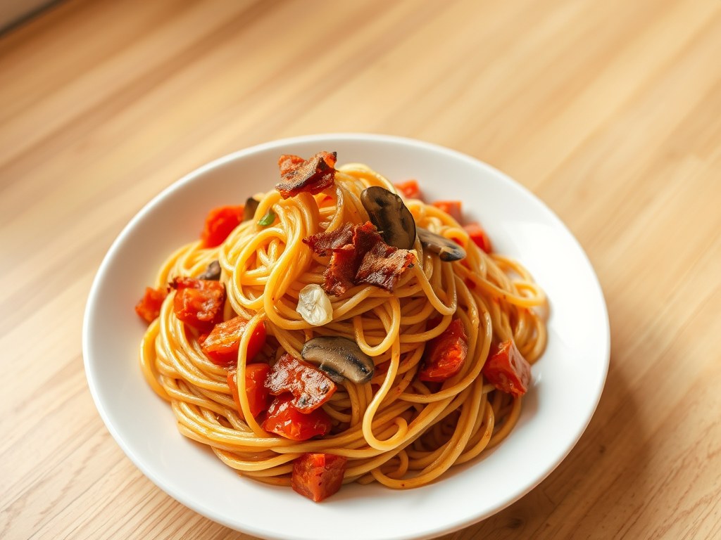 spaghetti van Remco, AI-gegenereerde illustratie