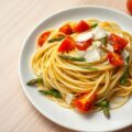 Spaghettini met aspergepunten