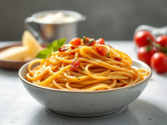 Spaghettischijven — AI-gegenereerde illustratie