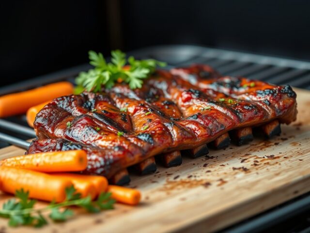 Spareribs — AI-gegenereerde illustratie