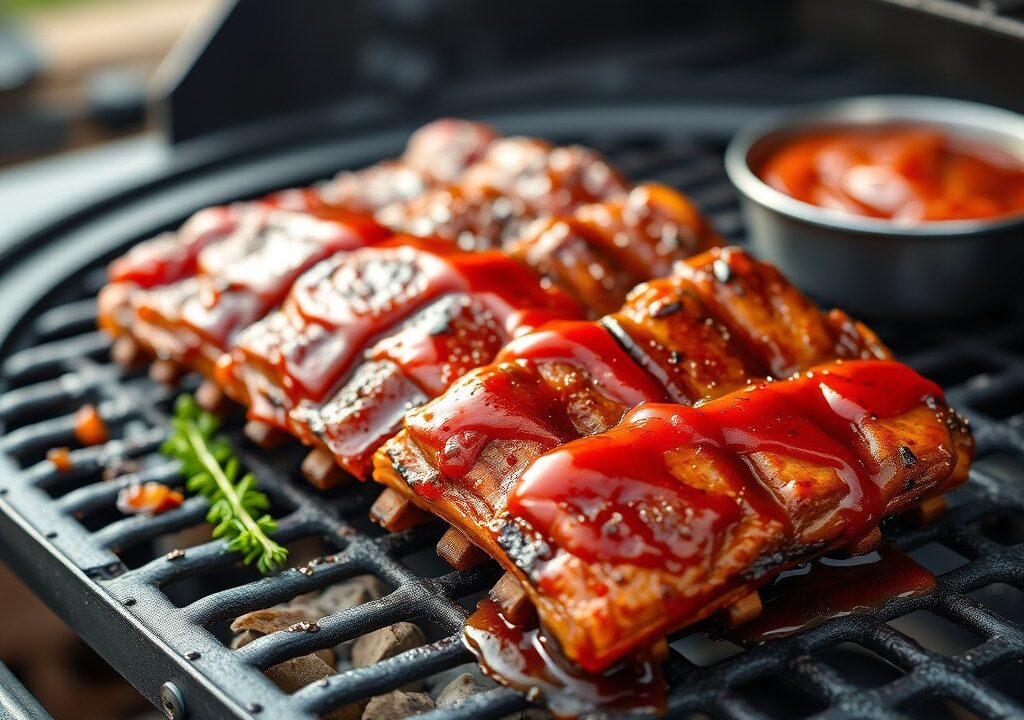 Spareribs — AI-gegenereerde illustratie