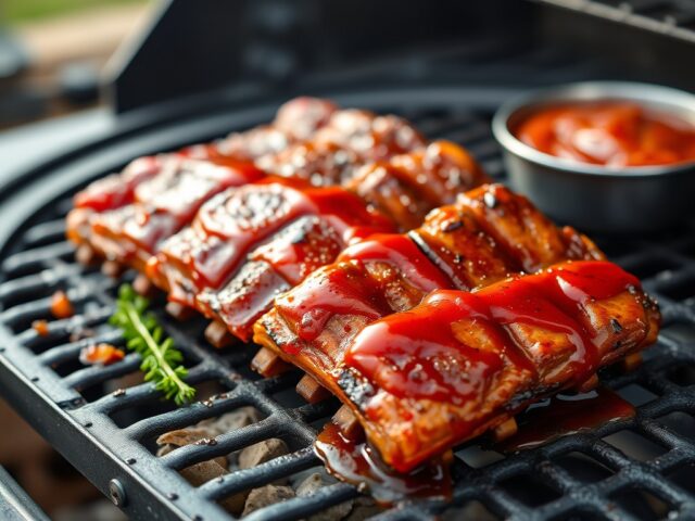 Spareribs — AI-gegenereerde illustratie
