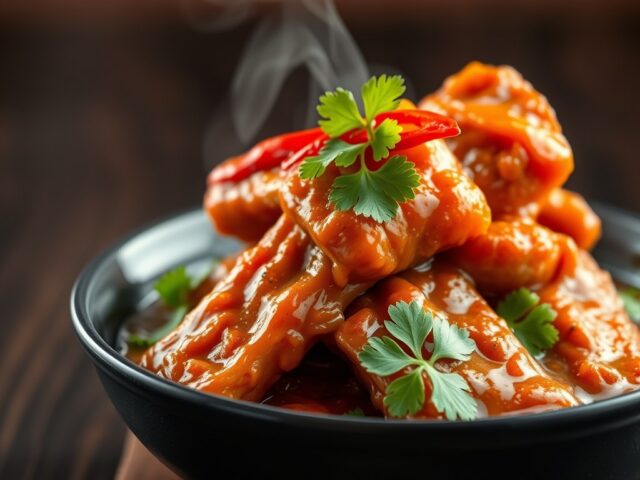 Spareribs in penang curry