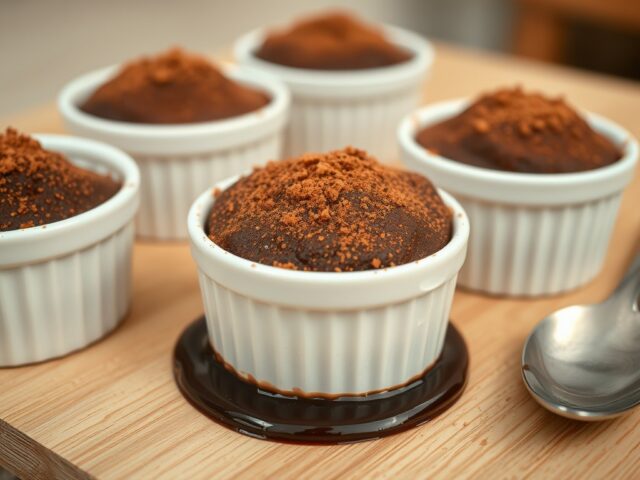 Speciale chocolade puddinkjes