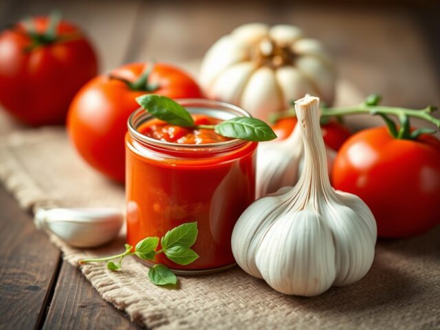 Speciale tomatensaus voor pizza’s