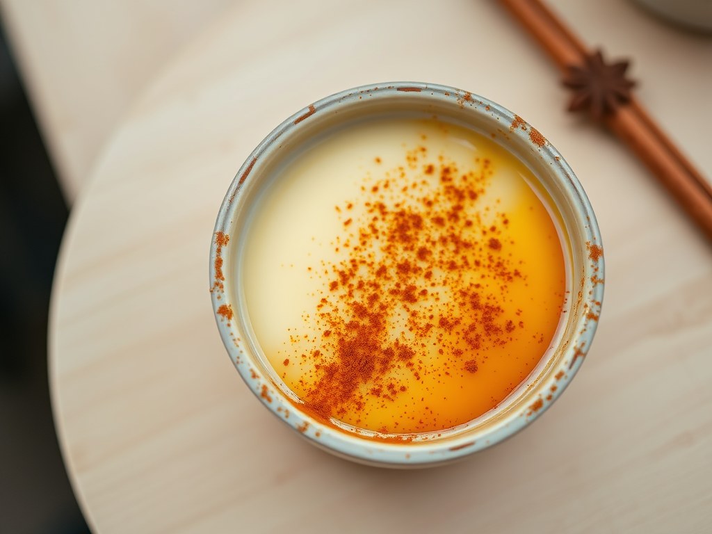 Speculaascréme brulee, AI-gegenereerde illustratie