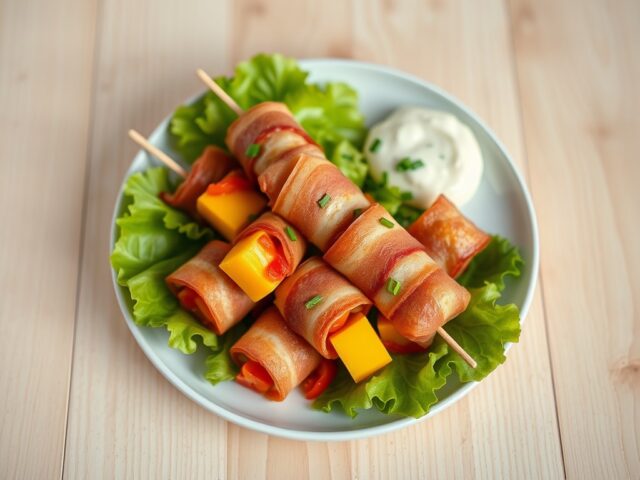 Spekrolletjes met kaas