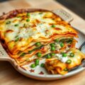Speltlasagne met groenten en geitenkaas