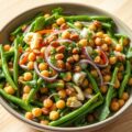 Sperziebonen en artisjoksalade