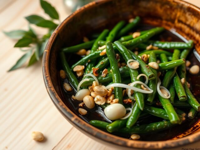 Sperziebonen in ketjapsaus: Boentjies ketjap