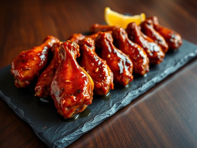 Spicey chicken wings