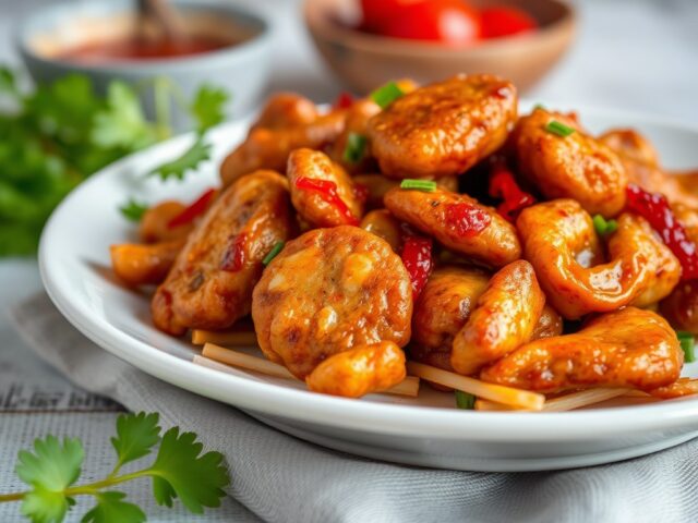 Spicy speklapjes — AI-gegenereerde illustratie