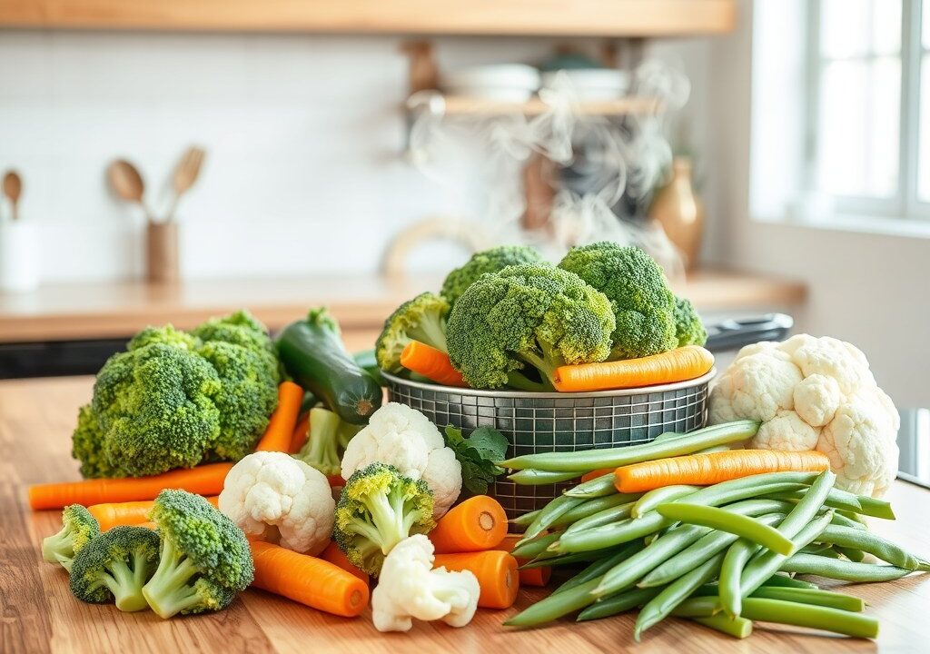 Spiekbriefje voor groente koken