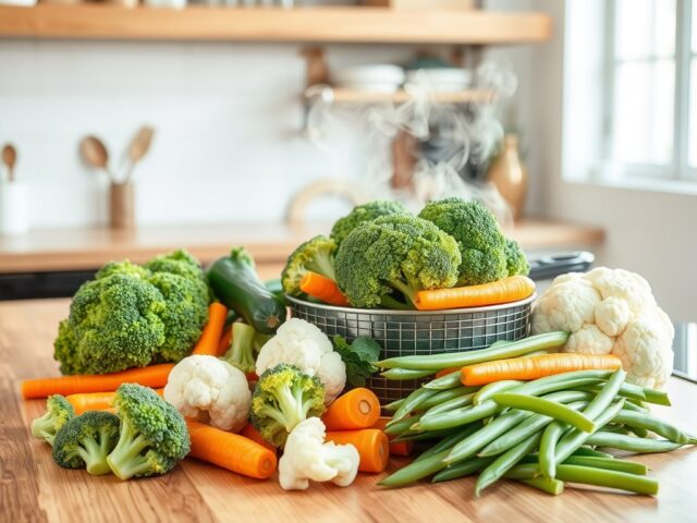 Spiekbriefje voor groente koken