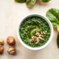 Spinazie-hazelnoot pesto