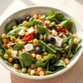 Spinazie kikkererwtensalade