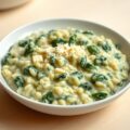 Spinazierisotto met gorgonzola
