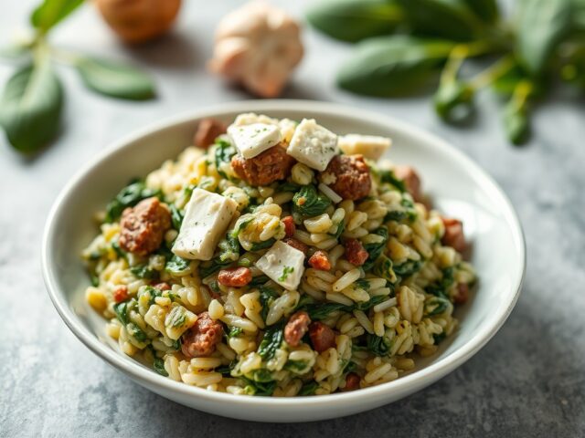 Spinazierisotto met Gorgonzola