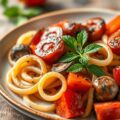 Spiraaltjes met Italiaanse braadworst