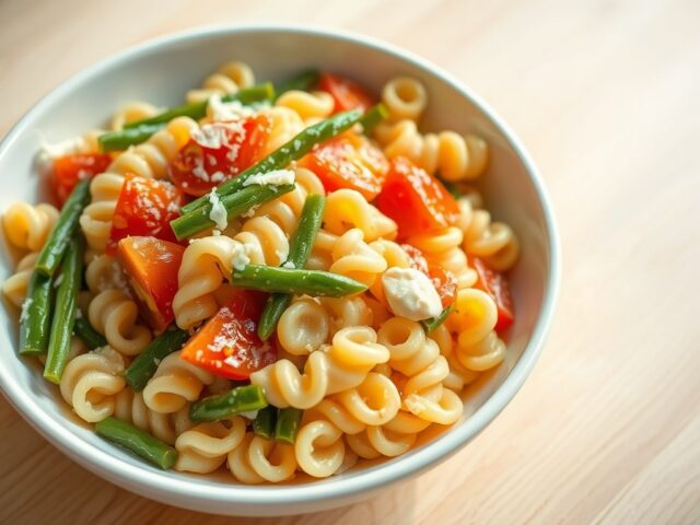 Spirelli met boontjes