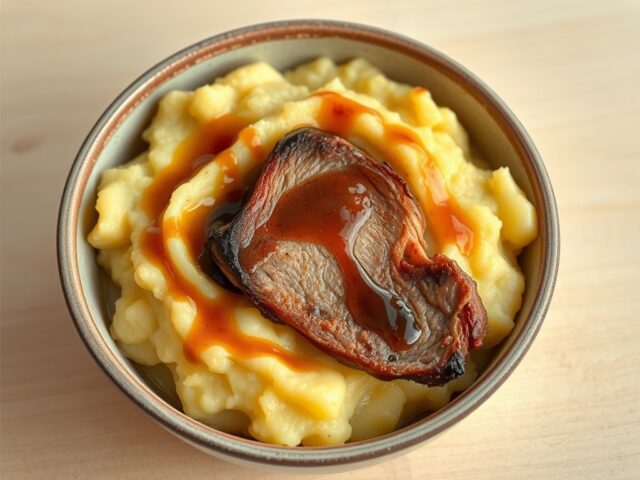 Stamppot van Appelen en Aardappelen (Hete bliksem)