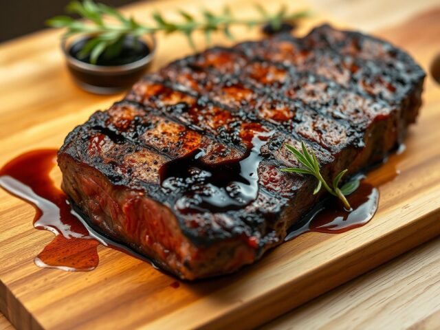 Steak met Worcestershire – Ketjap Marinade