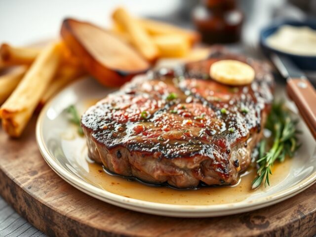 Steak op de wijze van de boswachter