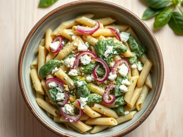 Stevige spinaziepasta