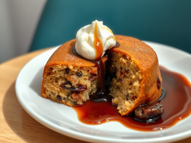 Sticky coffeepudding