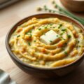 Stoemp met blonde linzen en een vleugje curry