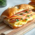 Stokbrood met omelet