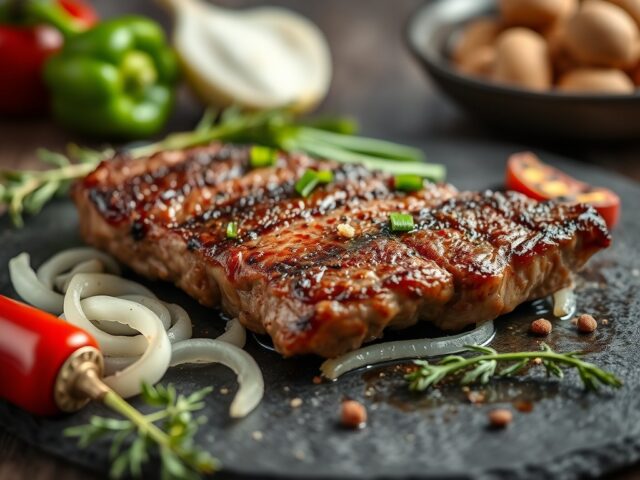Stokje steak — AI-gegenereerde illustratie