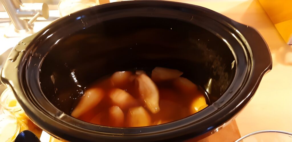Stoofperen uit de slowcooker