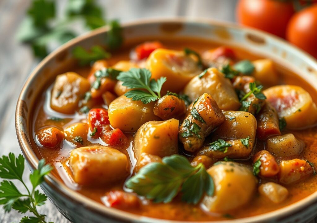 Stoofpot uit Zuid-Italie, AI-gegenereerde illustratie