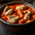 Stoofpot van konijn op Hongaarse wijze (Nyul pörkölt)