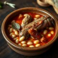 Stoofpot van Witte Bonen met Varkenspoot uit de Slow Cooker