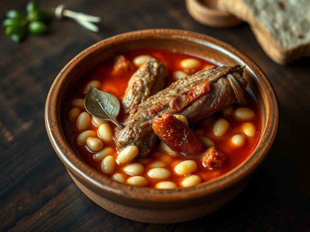 Stoofpot van Witte Bonen met Varkenspoot uit de Slow Cooker