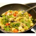 Stoofpotje met hamlap, champignons en krieltjes