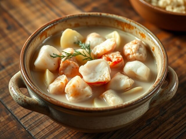 Stoofpotje van kreeft met witlof en pastis
