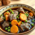 Stoofpotje van varkensvlees met Duvel en Luikse stroop